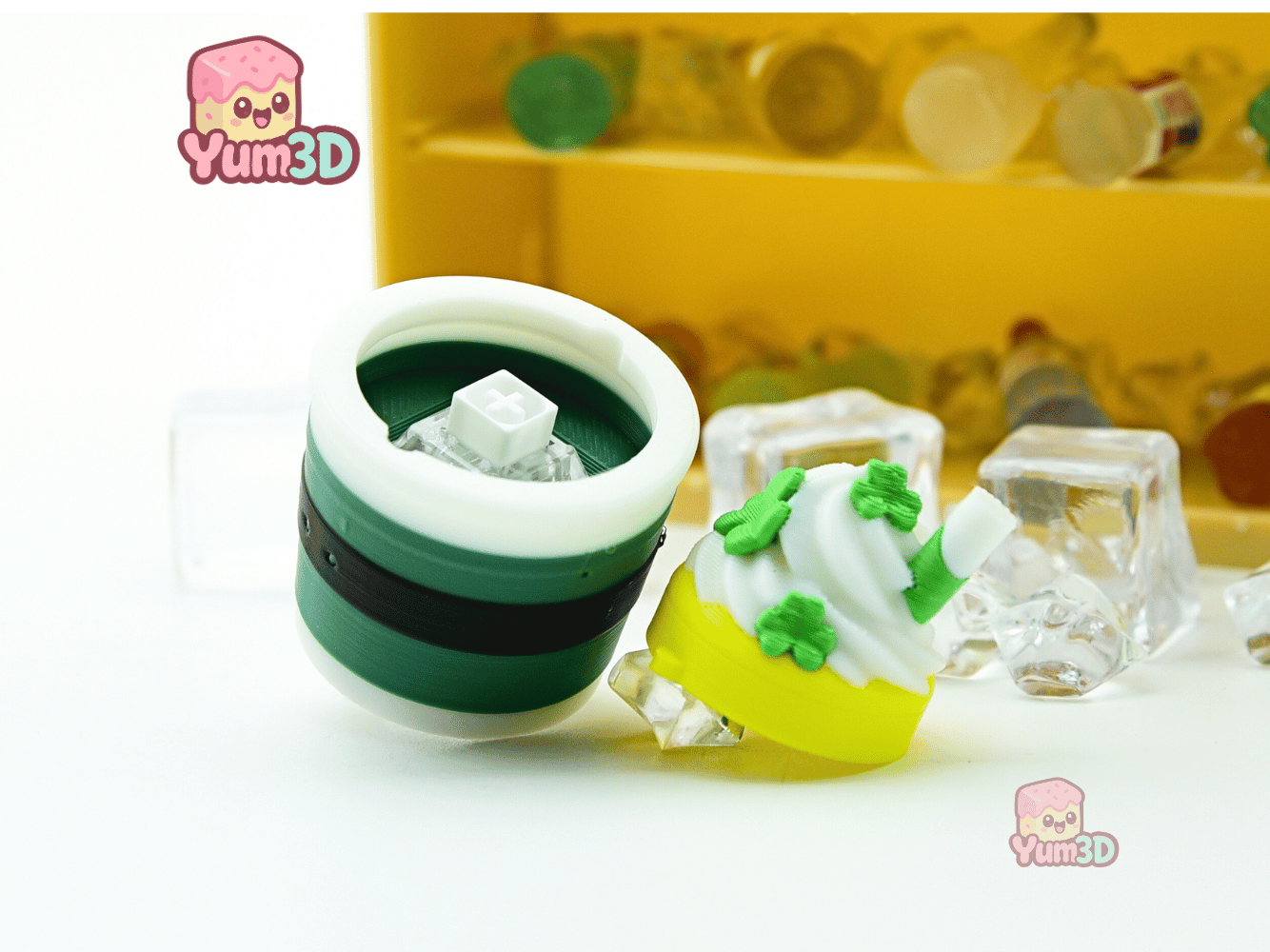 Yum3D-Clover Coffee Charm Fidget Clicker Keychain_03.png