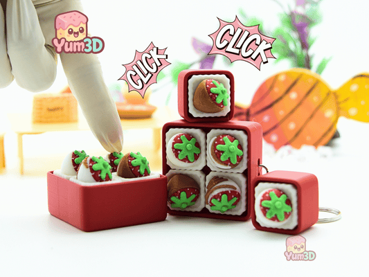 Yum3D-Strawberry Snack Box Set of Clicker Keychains_01.png