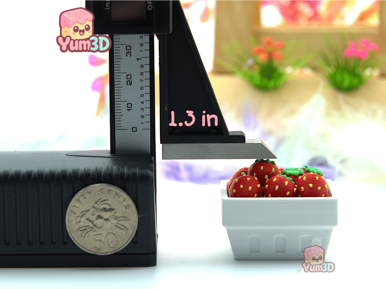 Yum3D-Strawberry Basket Fidget Clicker Keychain_04.png