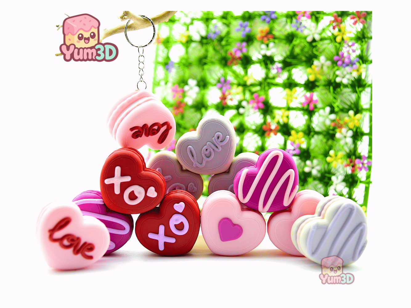 Yum3D-Valentine Macaron Love Set of Clicker Keychains_05.png