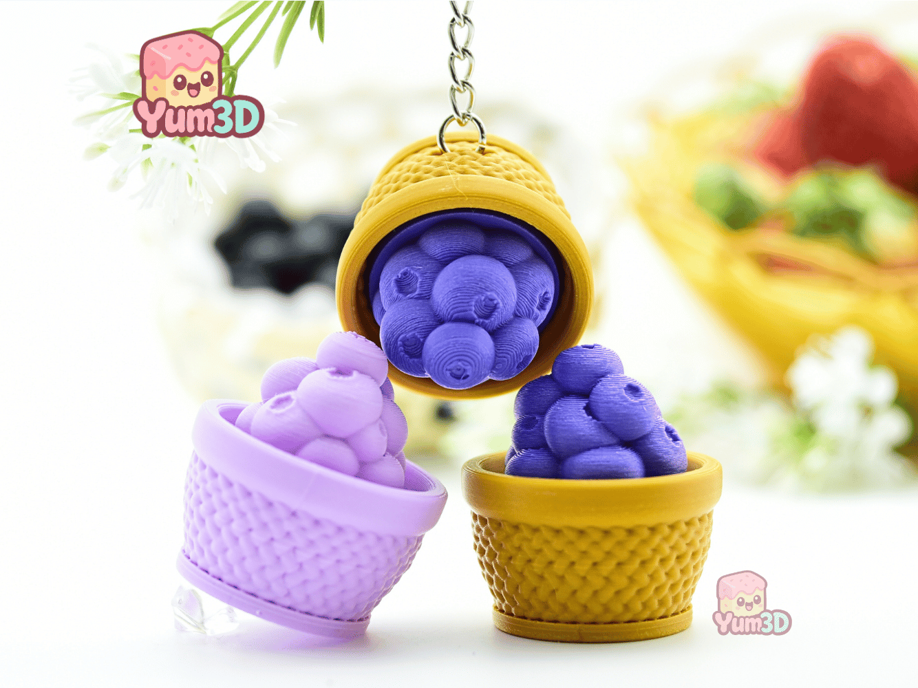 Yum3D-Spring Blueberry Basket Fidget Clicker Keychain_05.png
