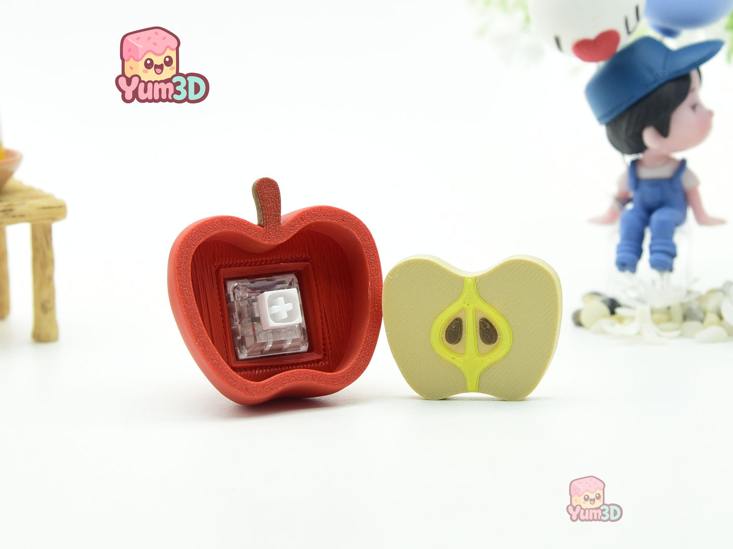 Yum3D-Pear and Apple Set of Clicker Keychains_02.jpg