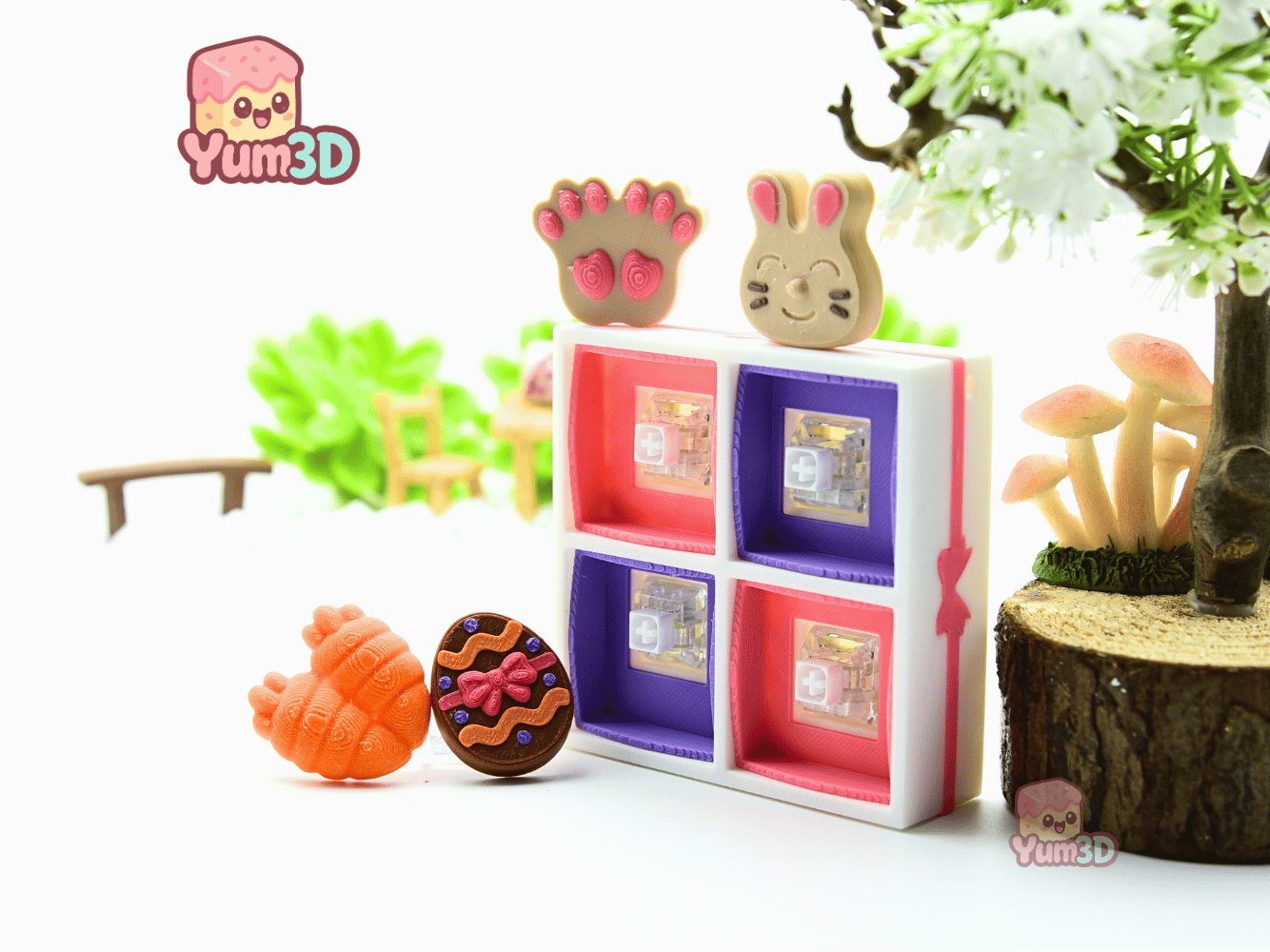Yum3D-Easter Cookie Delight Fidget Clicker Keychain_03.png