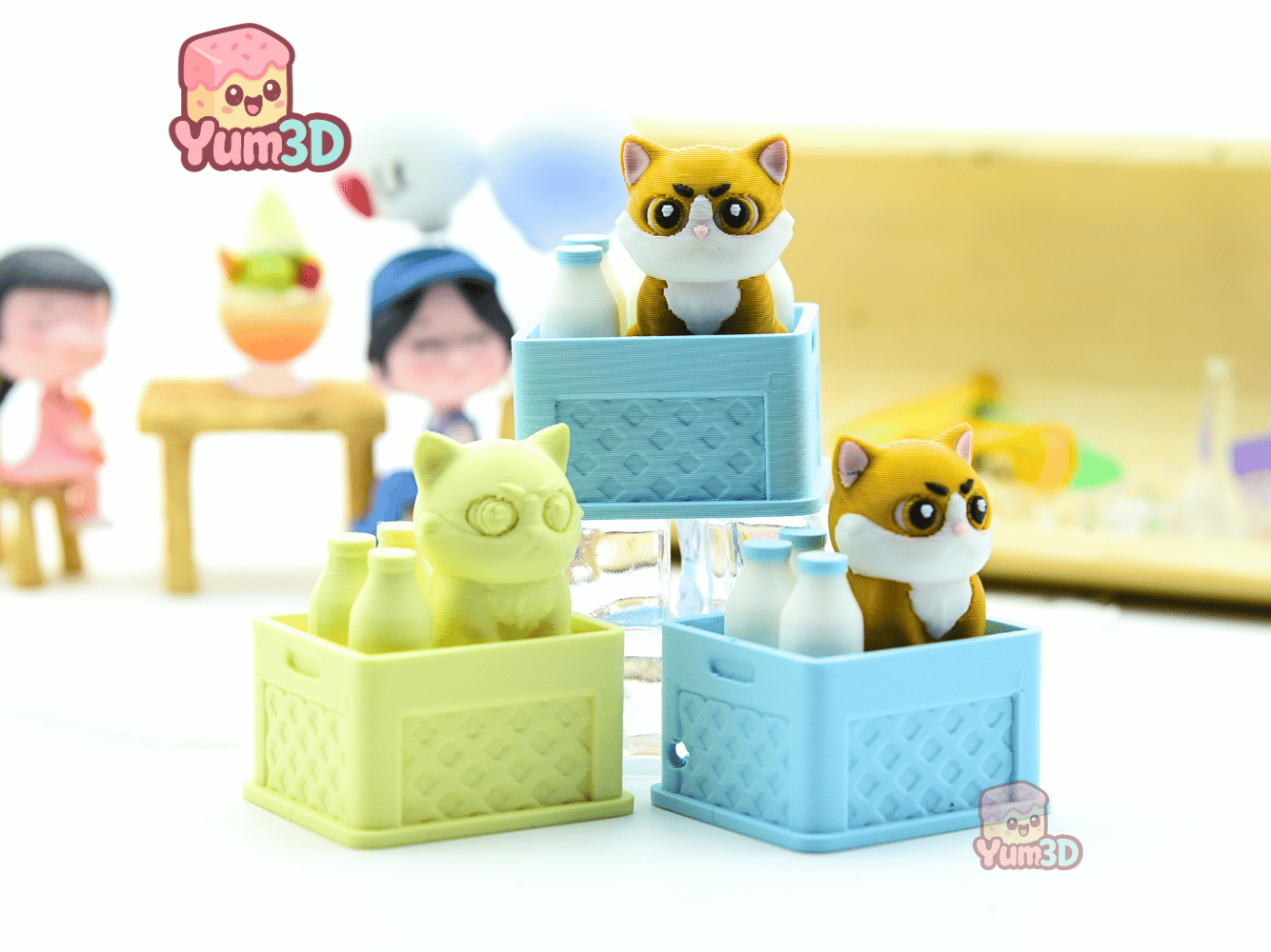 Yum3D-Cute Cat in a Milk Crate Fidget Clicker Keychain_08.png