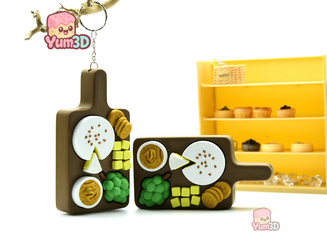 Yum3D-Charcuterie Board Multi Clickers Fidget Clicker Keychain_06.png