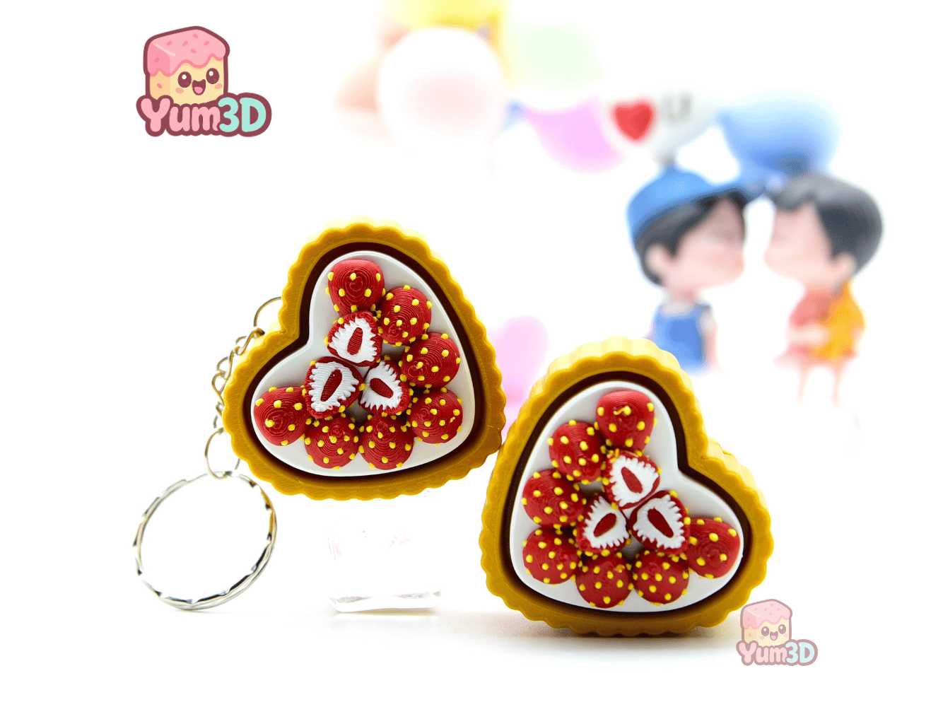 Yum3D-Strawberry Tart Fidget Clicker Keychain_09.png