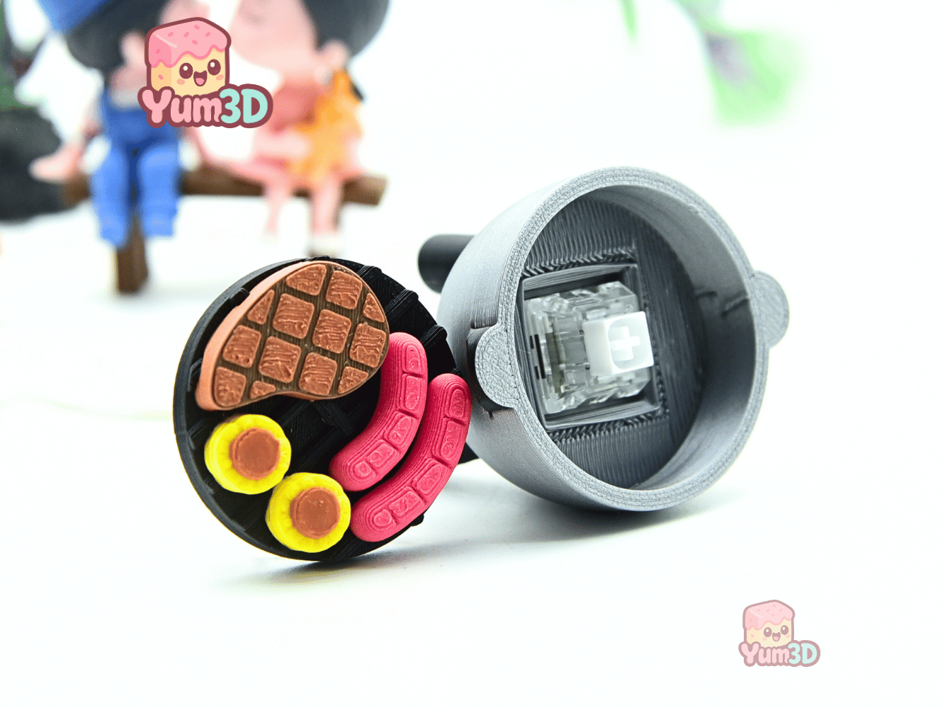 Yum3D-Playful Bbq Grill Buddy Fidget Clicker Keychain_03.png
