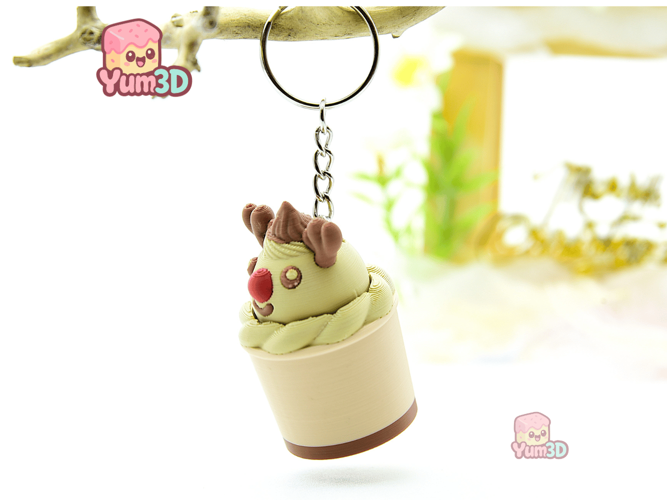Yum3D-Christmas Rudolph Latte Fidget Clicker Keychain_07.png
