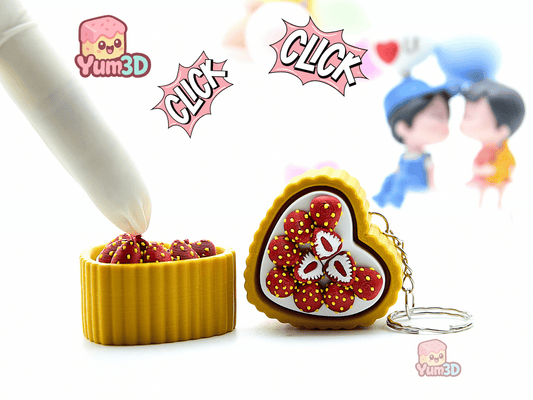 Yum3D-Strawberry Tart Fidget Clicker Keychain_01.png