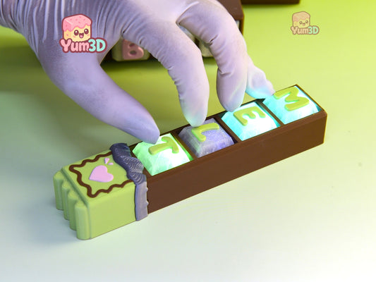 Yum3D-Custom Chocolate Name Bar Fidget Led Clicker Keychain_02.jpg