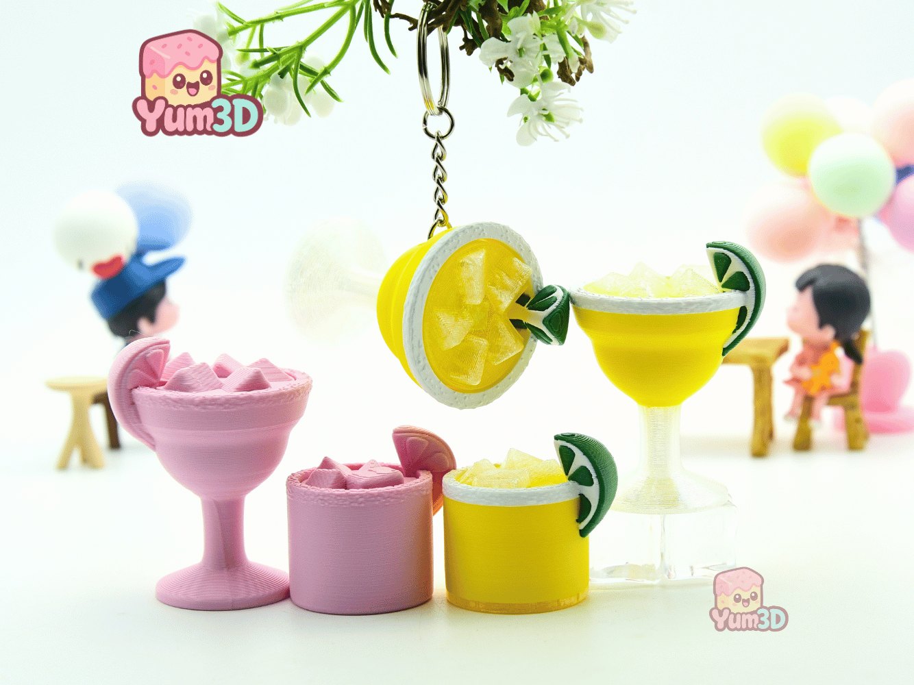 Yum3D-Margarita Set of Clicker Keychains_05.png