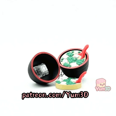 Yum3D-Miso Soup Fidget Clicker Keychain_11.gif