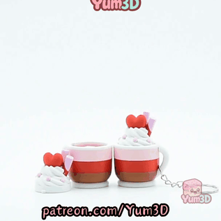 Yum3D-Creamy Cocoa Mug Fidget Clicker Keychain_11.gif