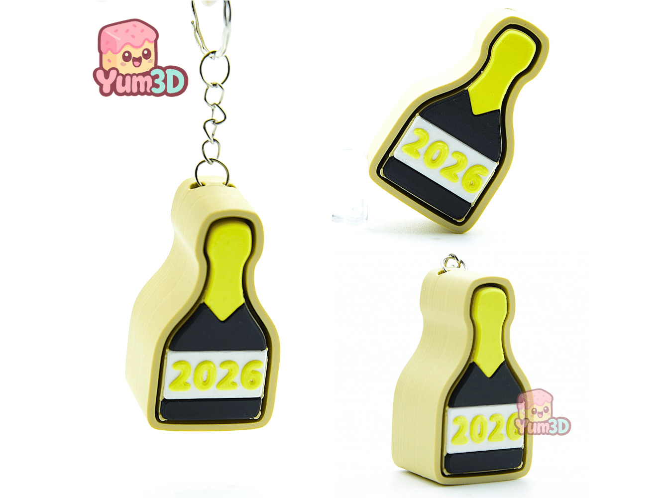 Yum3D-New Year's Celebration Cookies Set of Clicker Keychains_02.png