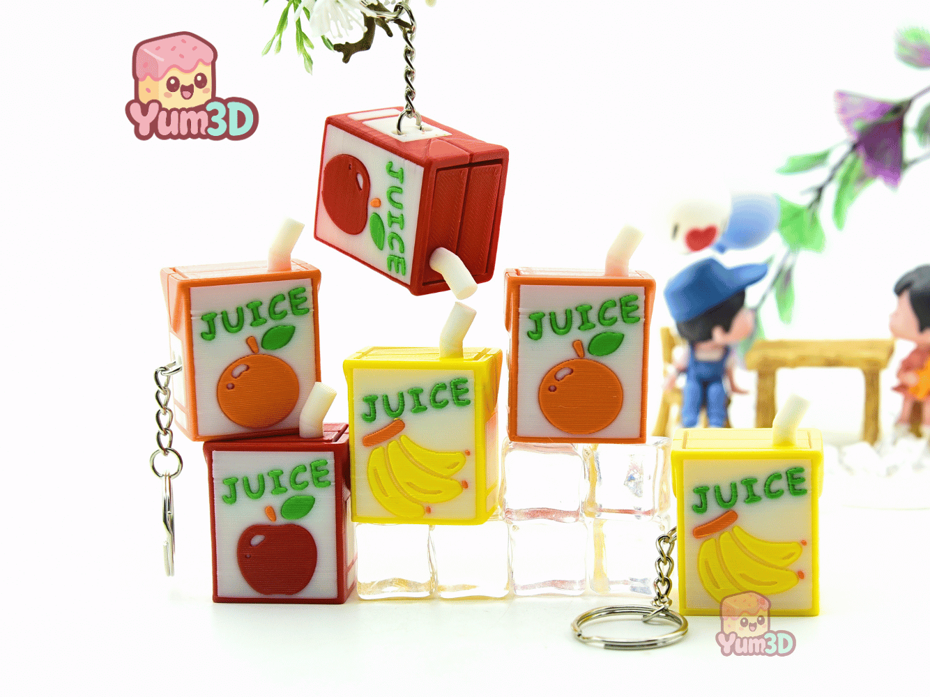 Yum3D-Kawaii Juices Box Set of Clicker Keychains_06.png