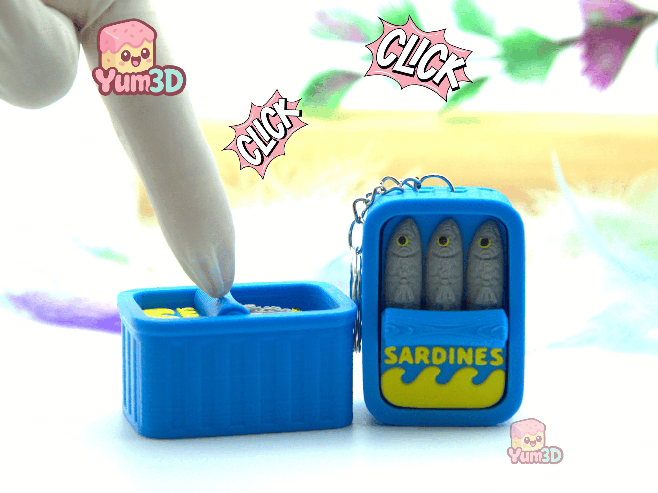 Yum3D-Cute Sardine Can Fidget Clicker Keychain_01.png