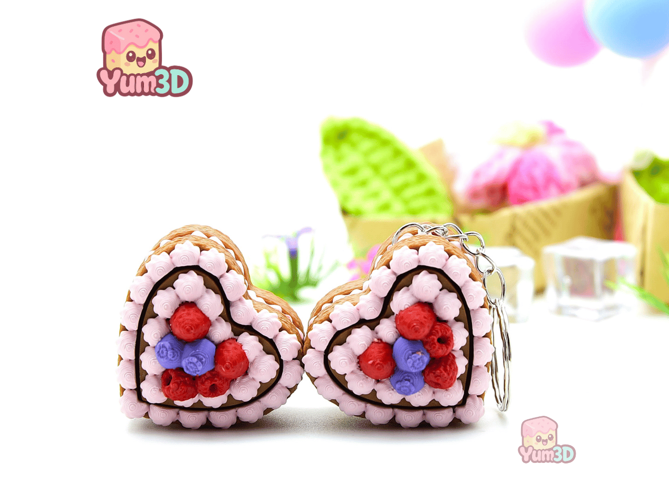 Yum3D-Valentine Berry Heart Cake Fidget Clicker Keychain_10.png