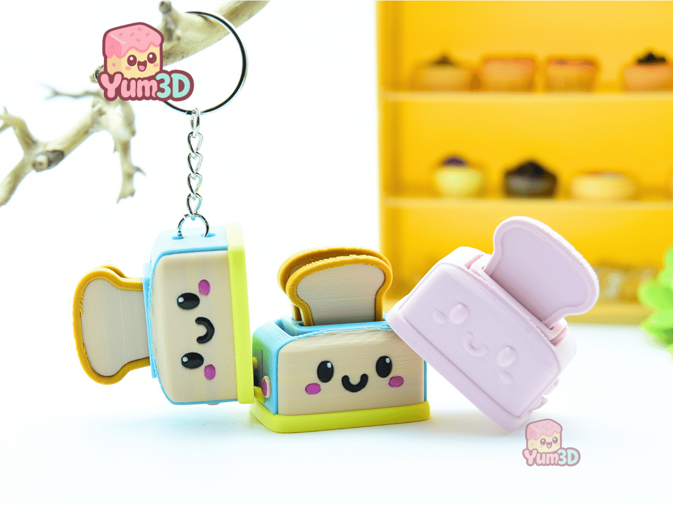 Yum3D-Cute Toaster Fidget Clicker Keychain_05.png