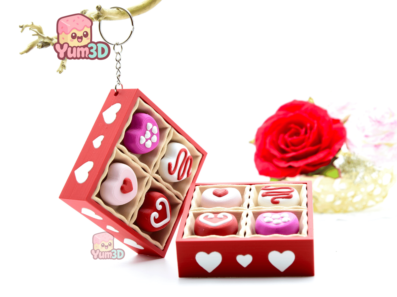 Yum3D-Valentine Chocolate Delight Fidget Clicker Keychain_06.png