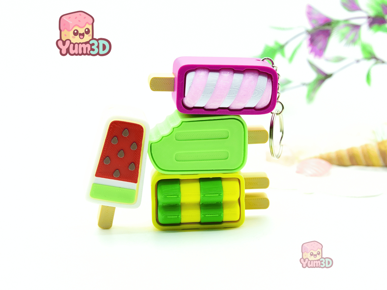 Yum3D-Cute Popicle Set of Clicker Keychains_10.png