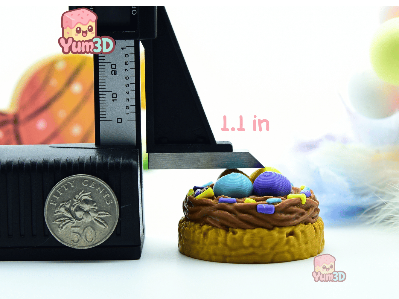Yum3D-Easter Egg Nest Cookie Fidget Clicker Keychain_04.png