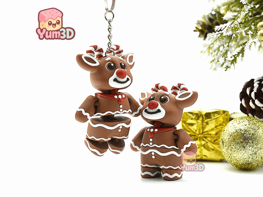 Yum3D-Christmas Gingerbread Reindeer Articulated Keychain_01.png