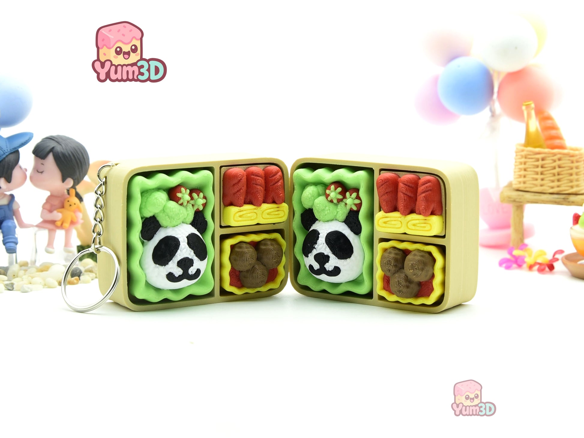 Yum3D-Bento Lunch for Food Lovers Fidget Clicker Keychain_09.jpg