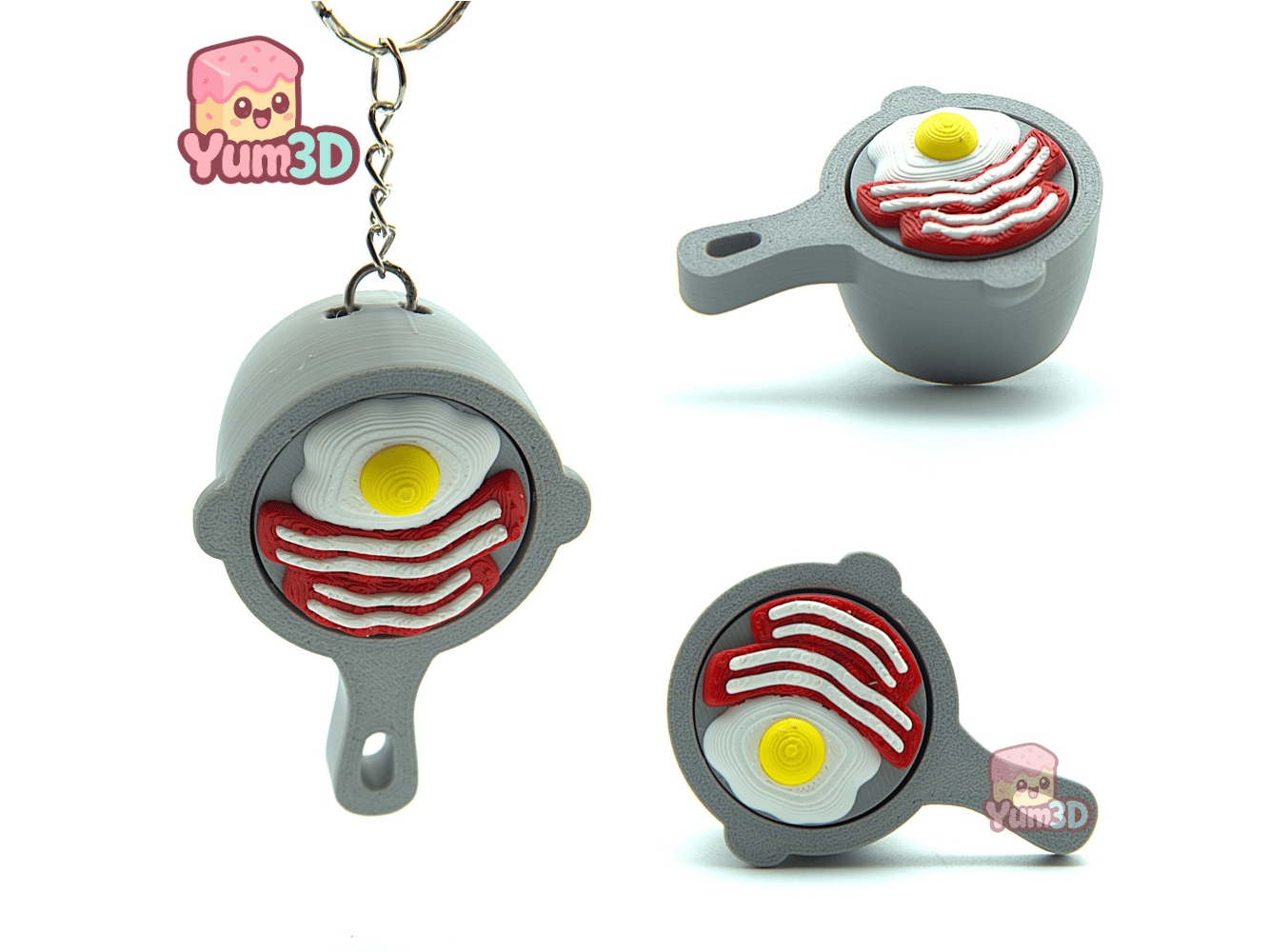 Yum3D-Breakfast Fun Eggs and Bacon Fidget Clicker Keychain_02.png