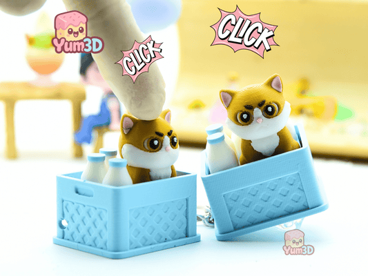 Yum3D-Cute Cat in a Milk Crate Fidget Clicker Keychain_01.png