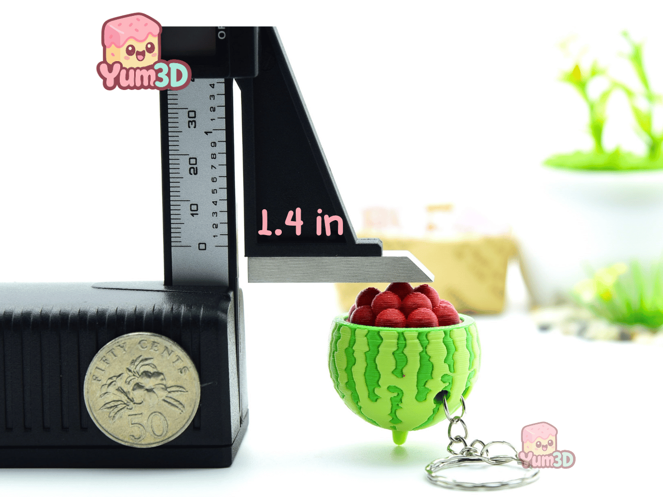 Yum3D-Watermelon Bowl Fidget Clicker Keychain_04.png