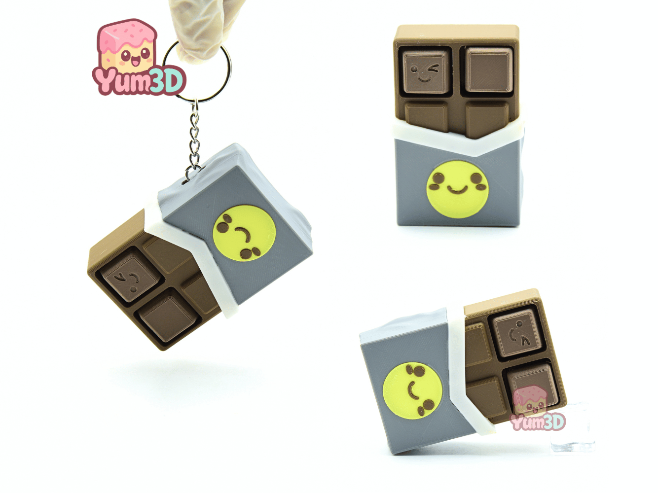 Yum3D-Cute Chocolate Bar Magnet-Insert Clicker Keychain_02.png
