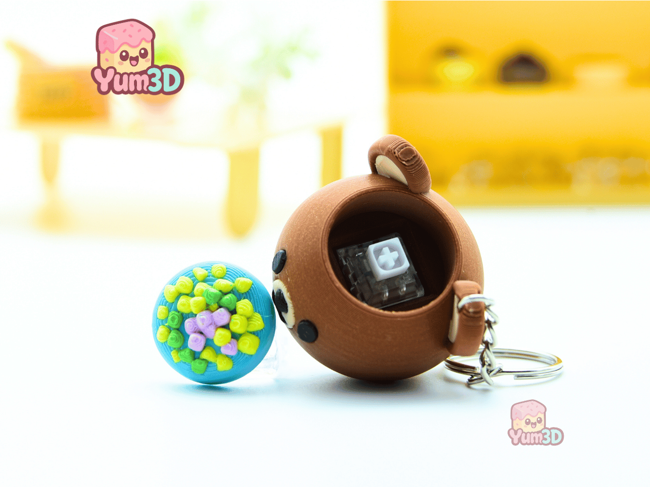 Yum3D-Animal Cups Set of Clicker Keychains_03.png