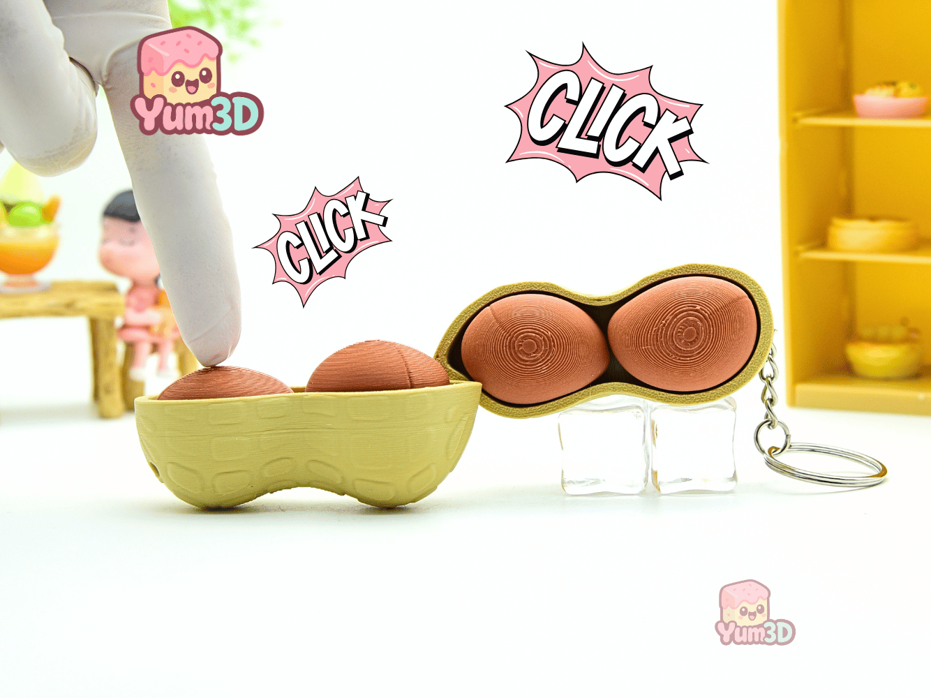Yum3D-Cute Peanut Fidget Clicker Keychain_01.png