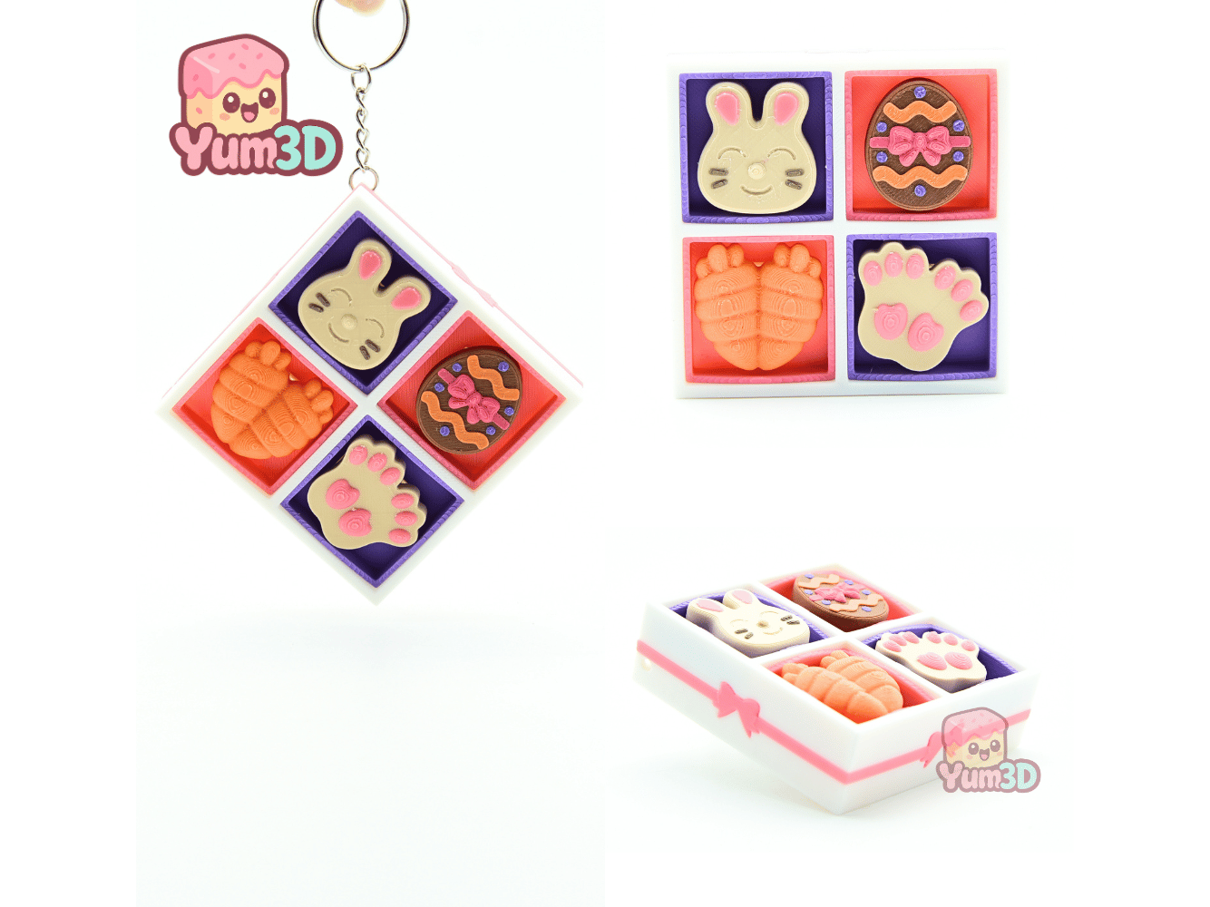 Yum3D-Easter Cookie Delight Fidget Clicker Keychain_02.png
