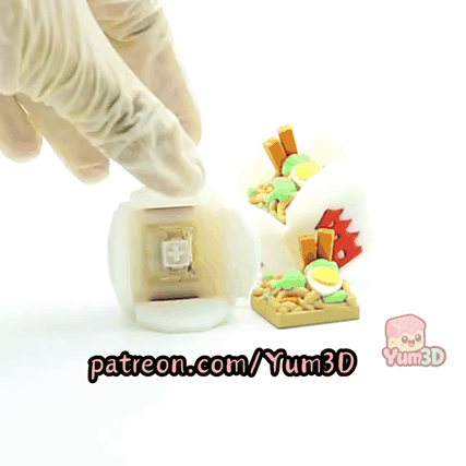 Yum3D-Chinese Takeout Food Fidget Clicker Keychain_11.gif
