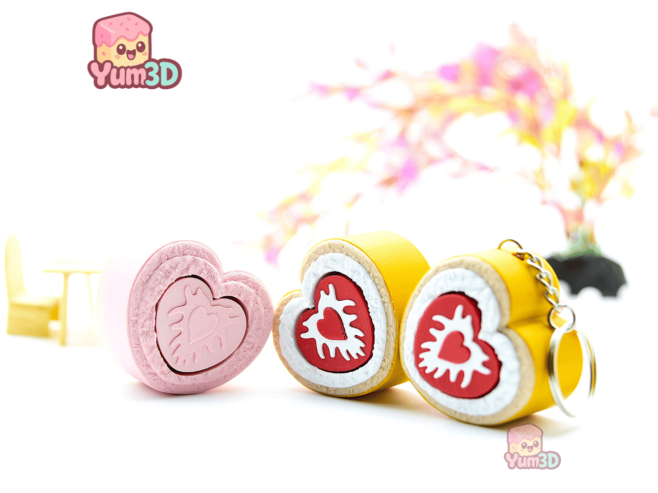 Yum3D-Heart Roll Cake Fidget Clicker Keychain_08.png