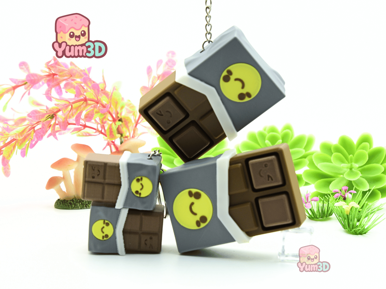 Yum3D-Cute Chocolate Bar Magnet-Insert Clicker Keychain_06.png