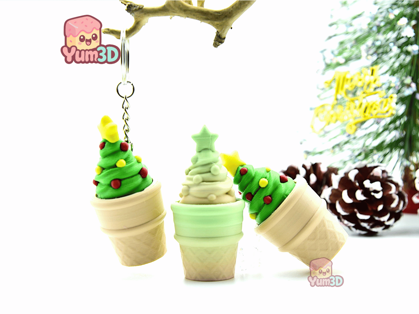 Yum3D-Christmas Ice Cream Tree Fidget Clicker Keychain_05.png