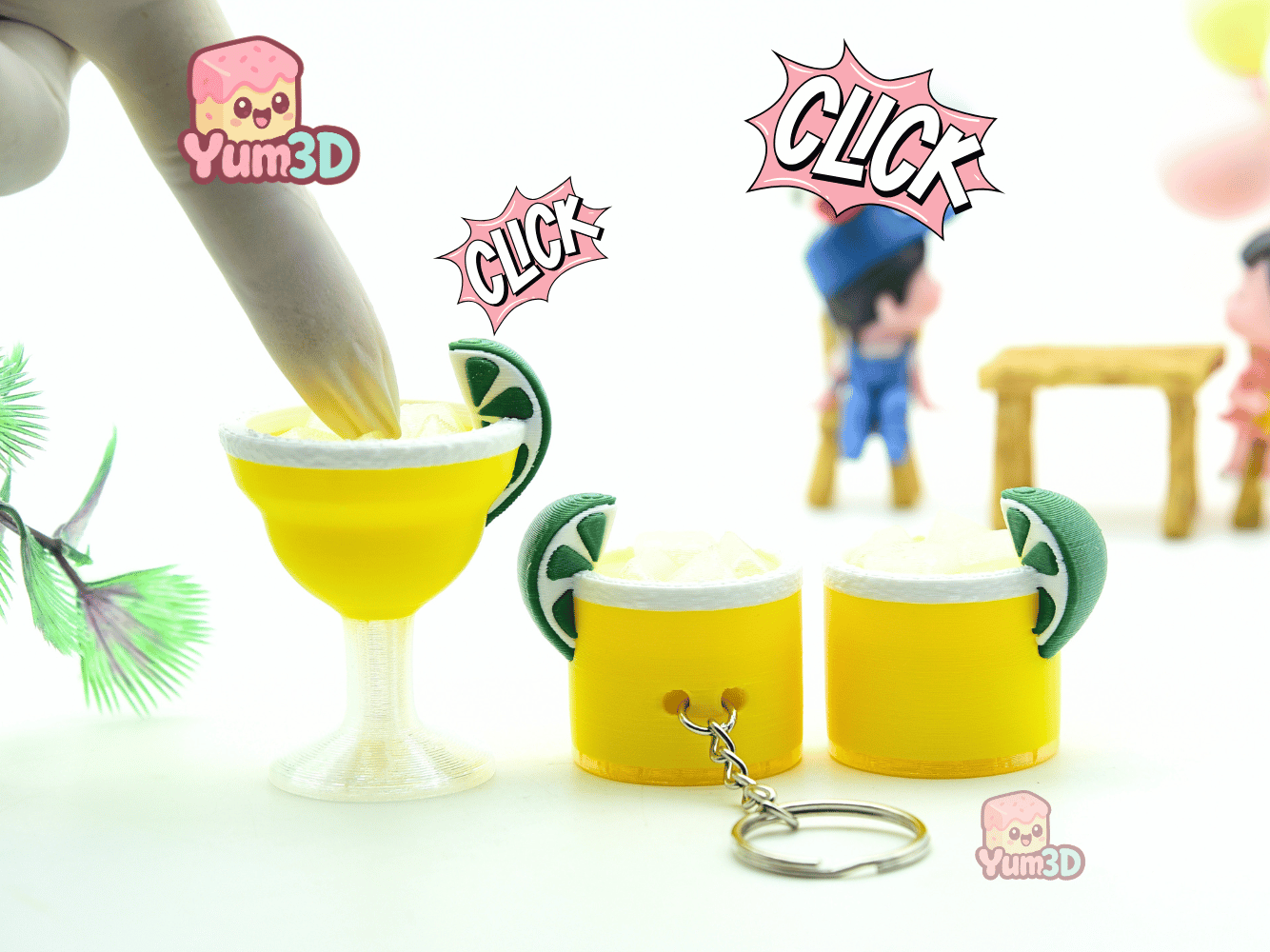 Yum3D-Margarita Set of Clicker Keychains_01.png