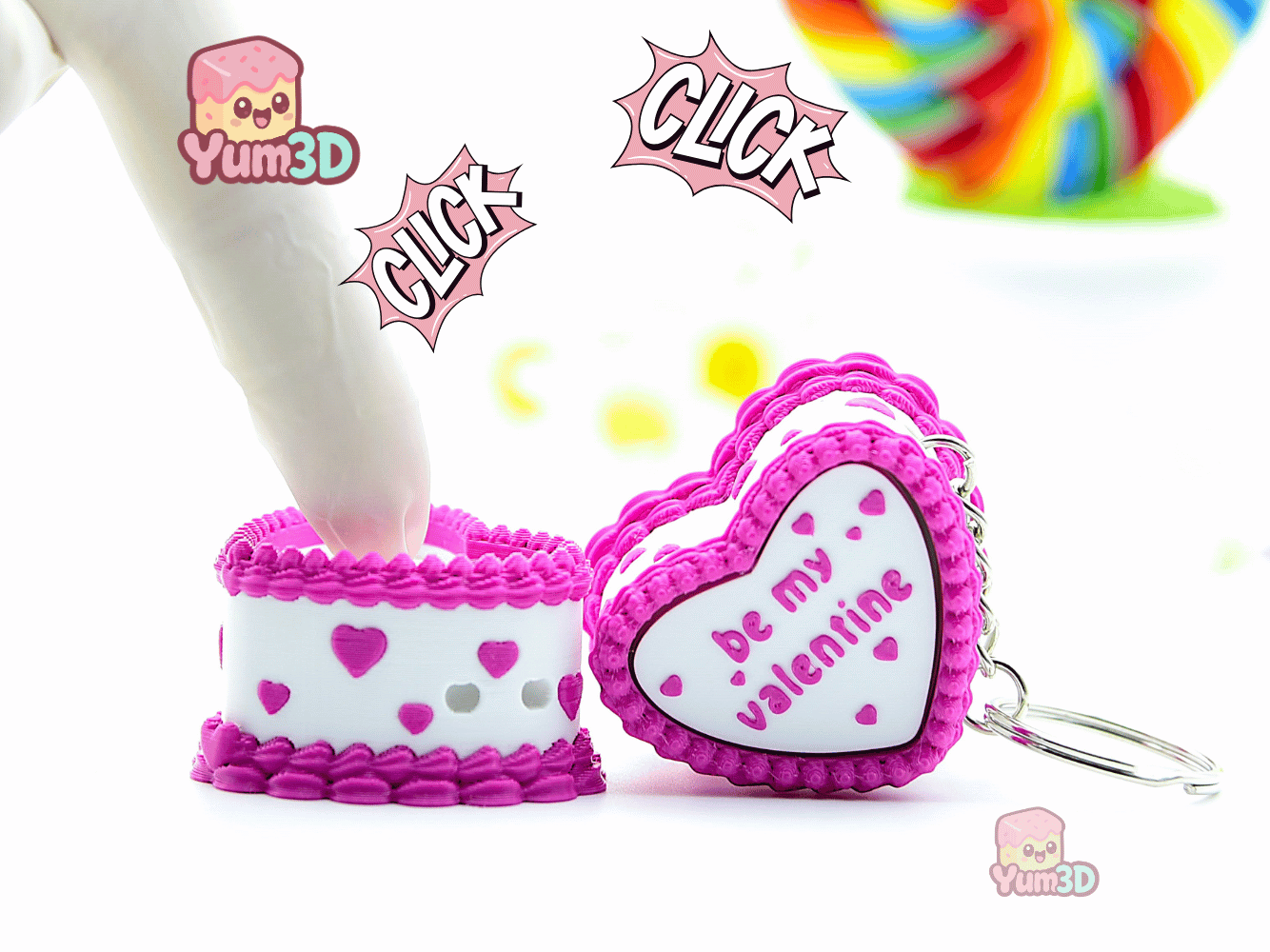 Yum3D-Valentine Retro Heart Cake Fidget Clicker Keychain_01.png