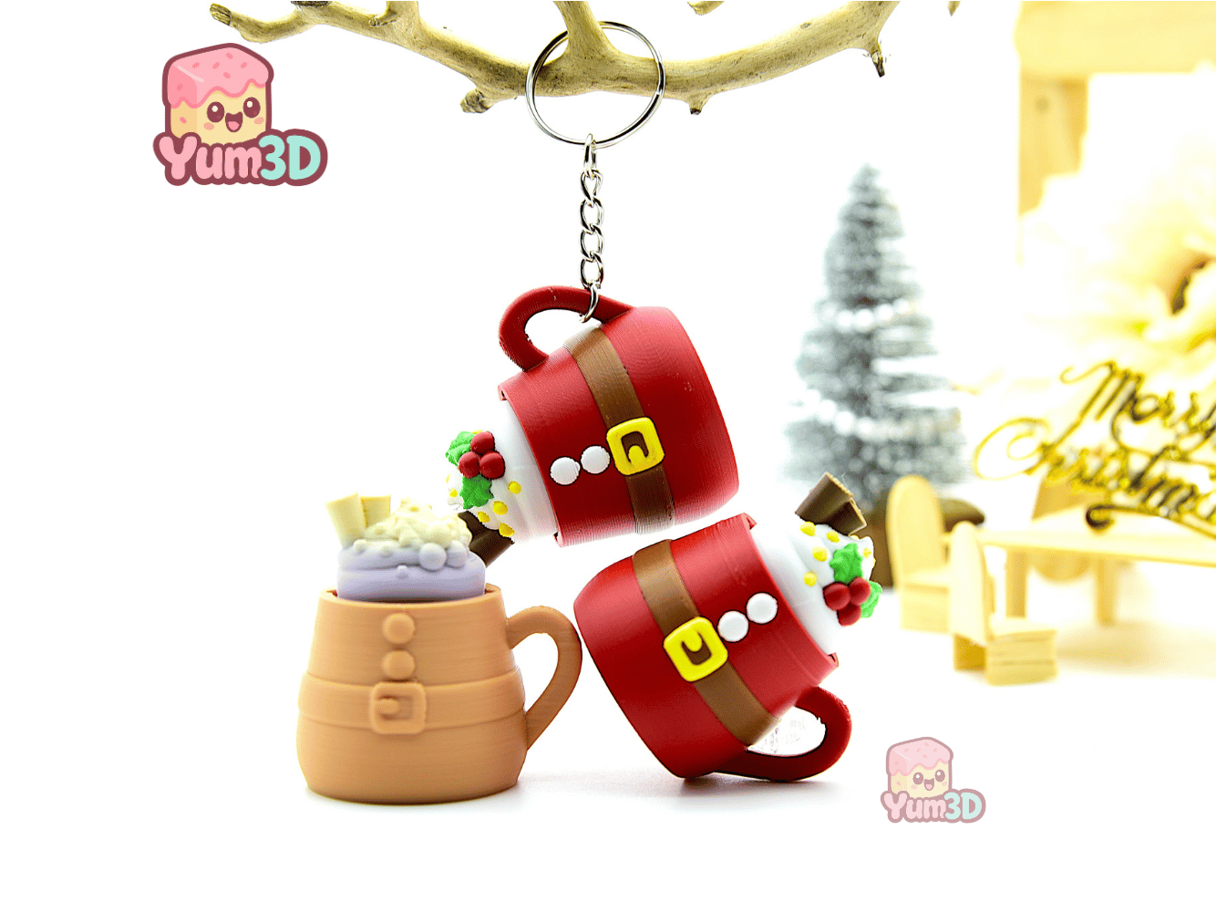 Yum3D-Christmas Santa Mug Fidget Clicker Keychain_05.png
