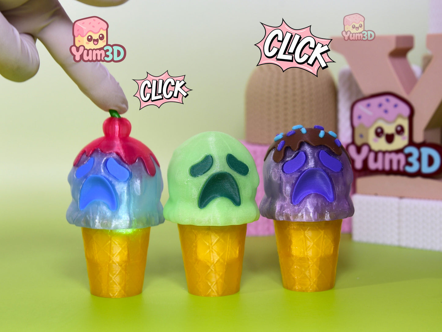 Yum3D-Halloween Melty Ice Scream Fidget Led Clicker Keychain_01.jpg