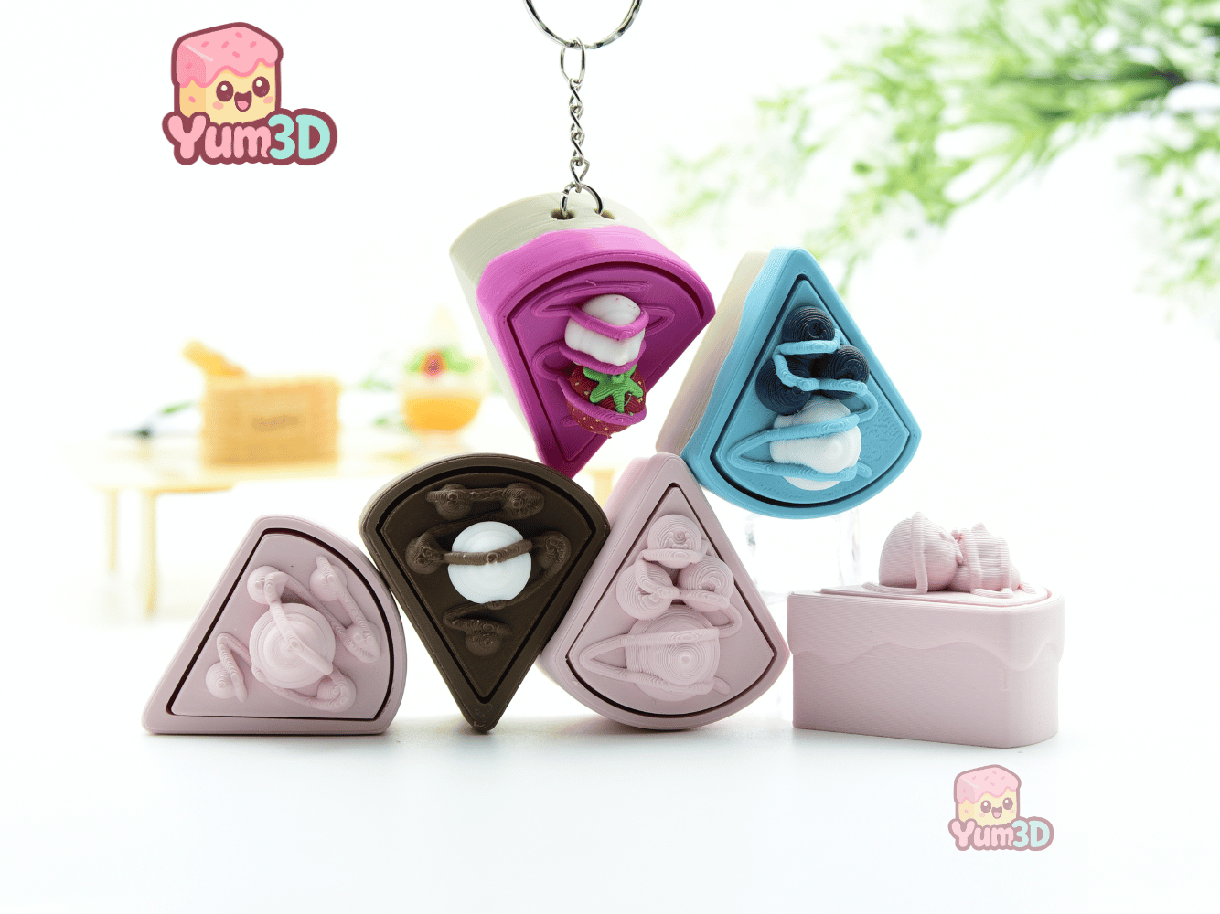 Yum3D-Spring Dripping Cakes Set of Clicker Keychains_08.png
