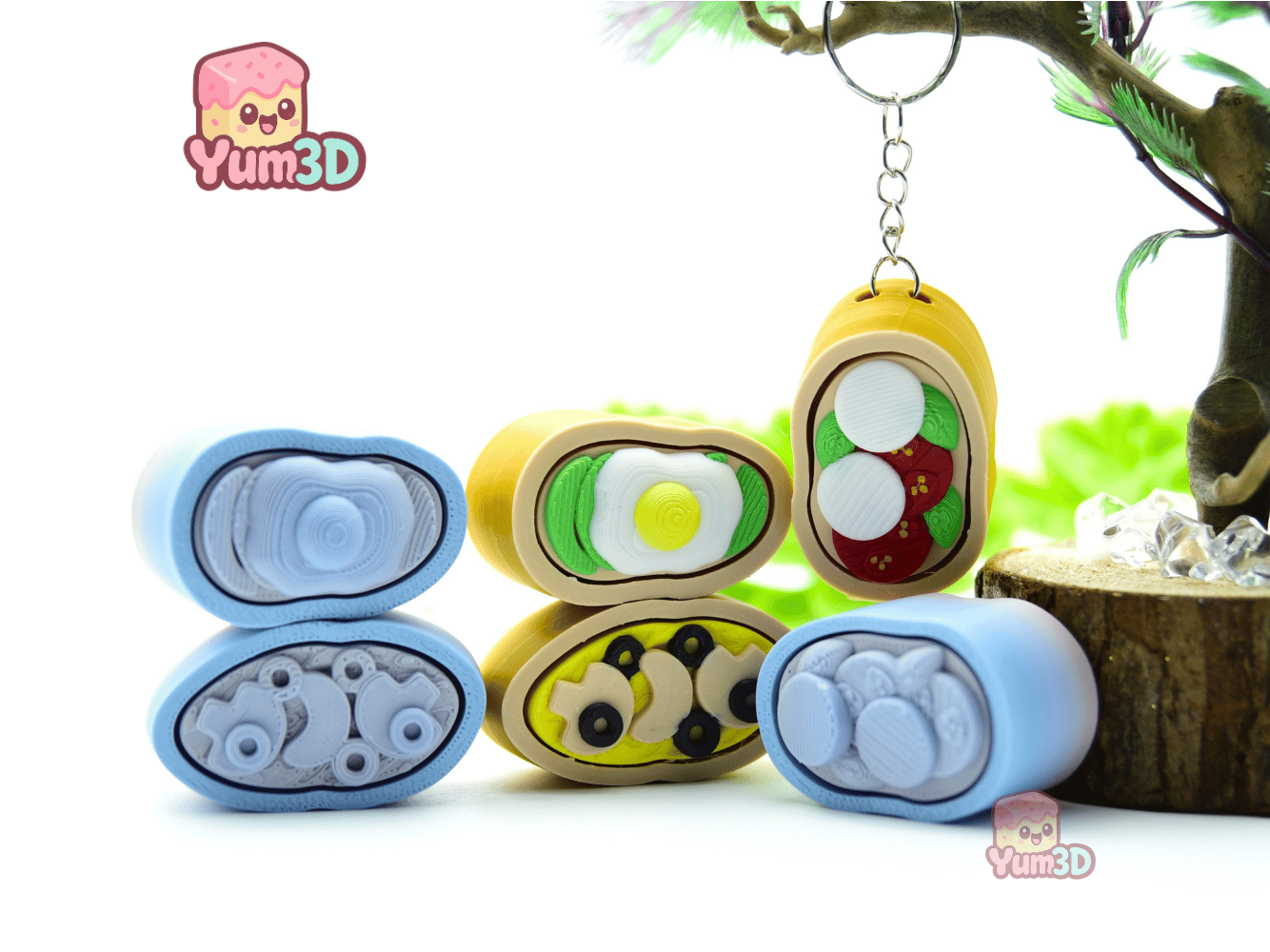 Yum3D-Tiny Bruschetta Bite Set of Clicker Keychains_05.png