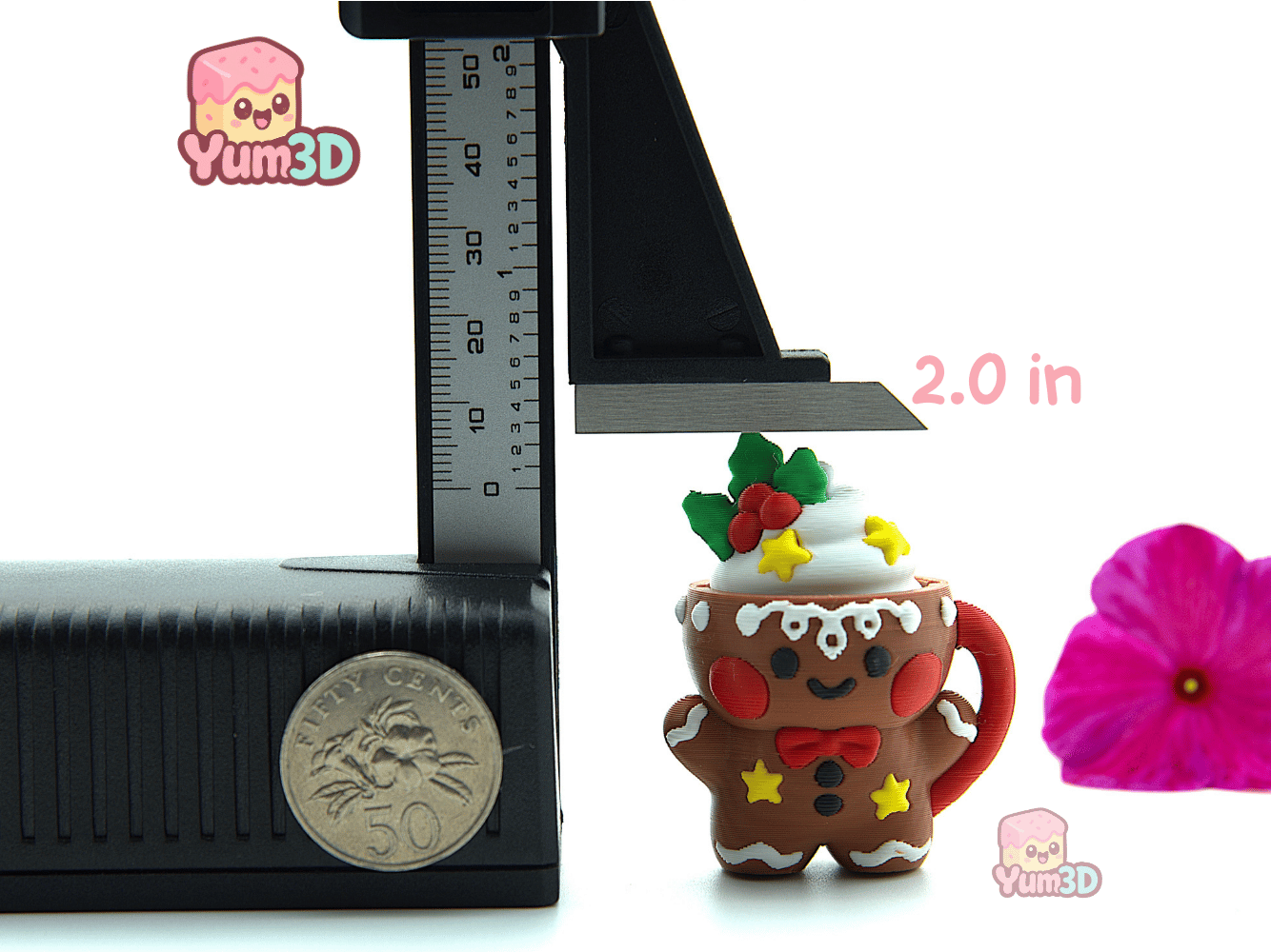 Yum3D-Christmas Ginger Cookie Mug Fidget Clicker Keychain_04.png