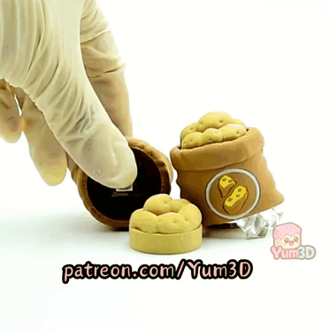 Yum3D-Clicky Potato Sack Fidget Clicker Keychain_11.gif