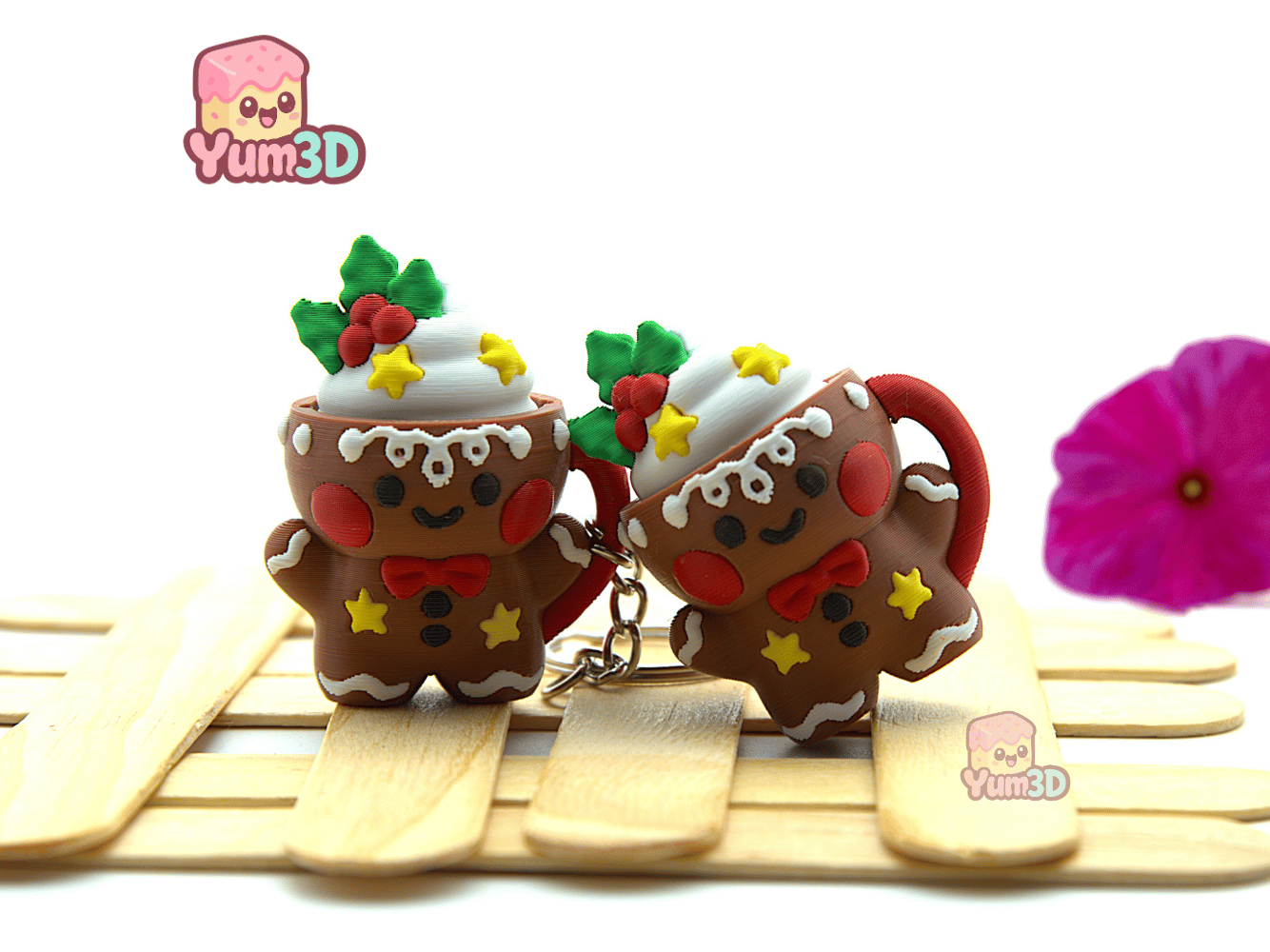 Yum3D-Christmas Ginger Cookie Mug Fidget Clicker Keychain_09.png