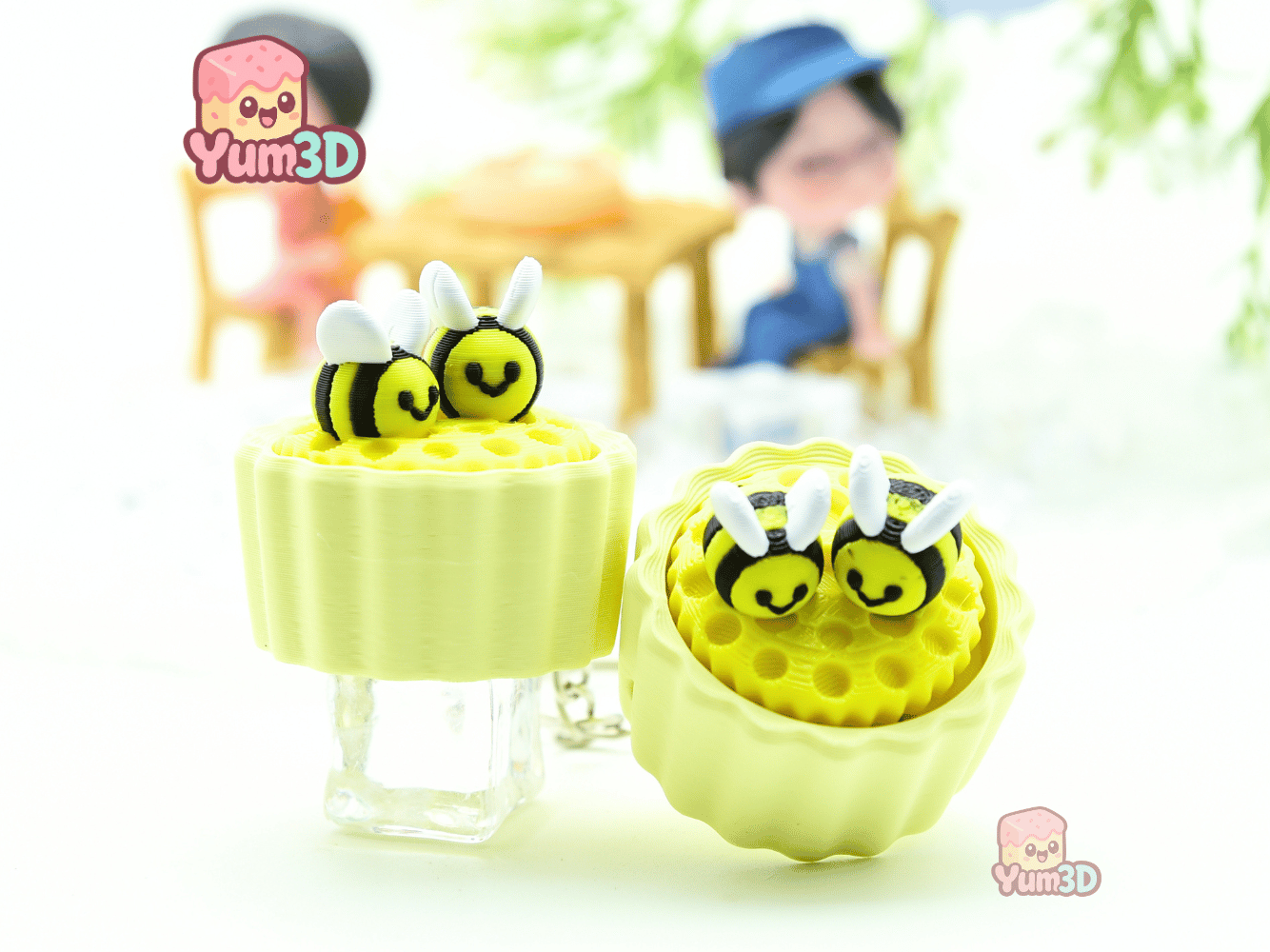 Yum3D-Bee On Cupcake Fidget Clicker Keychain_09.png