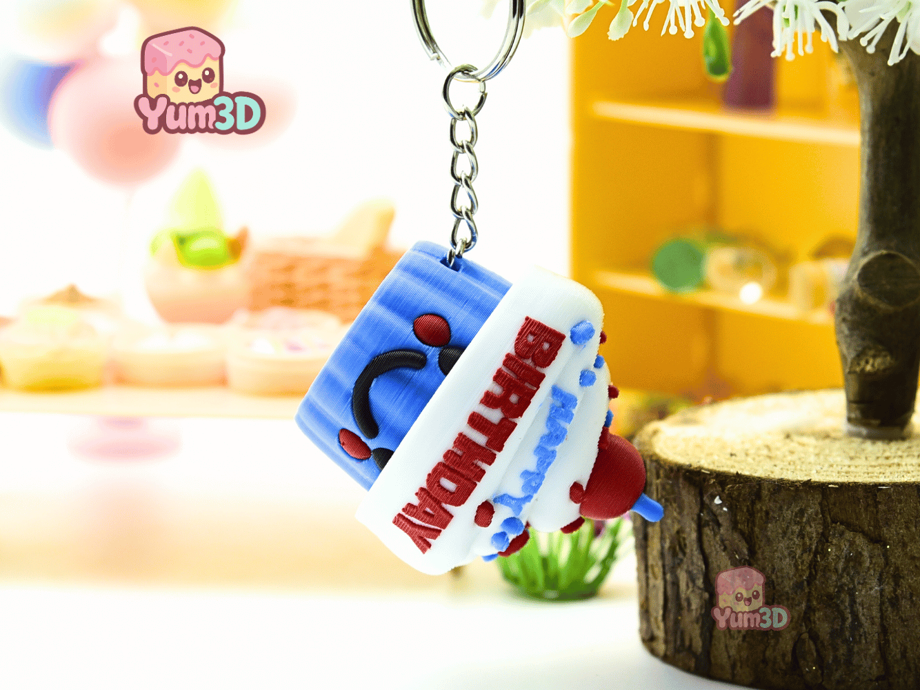 Yum3D-Birthday Celebration Cake Fidget Clicker Keychain_07.png