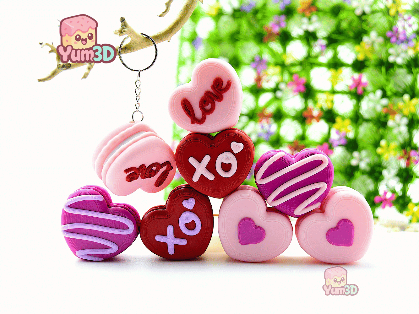Yum3D-Valentine Macaron Love Set of Clicker Keychains_06.png